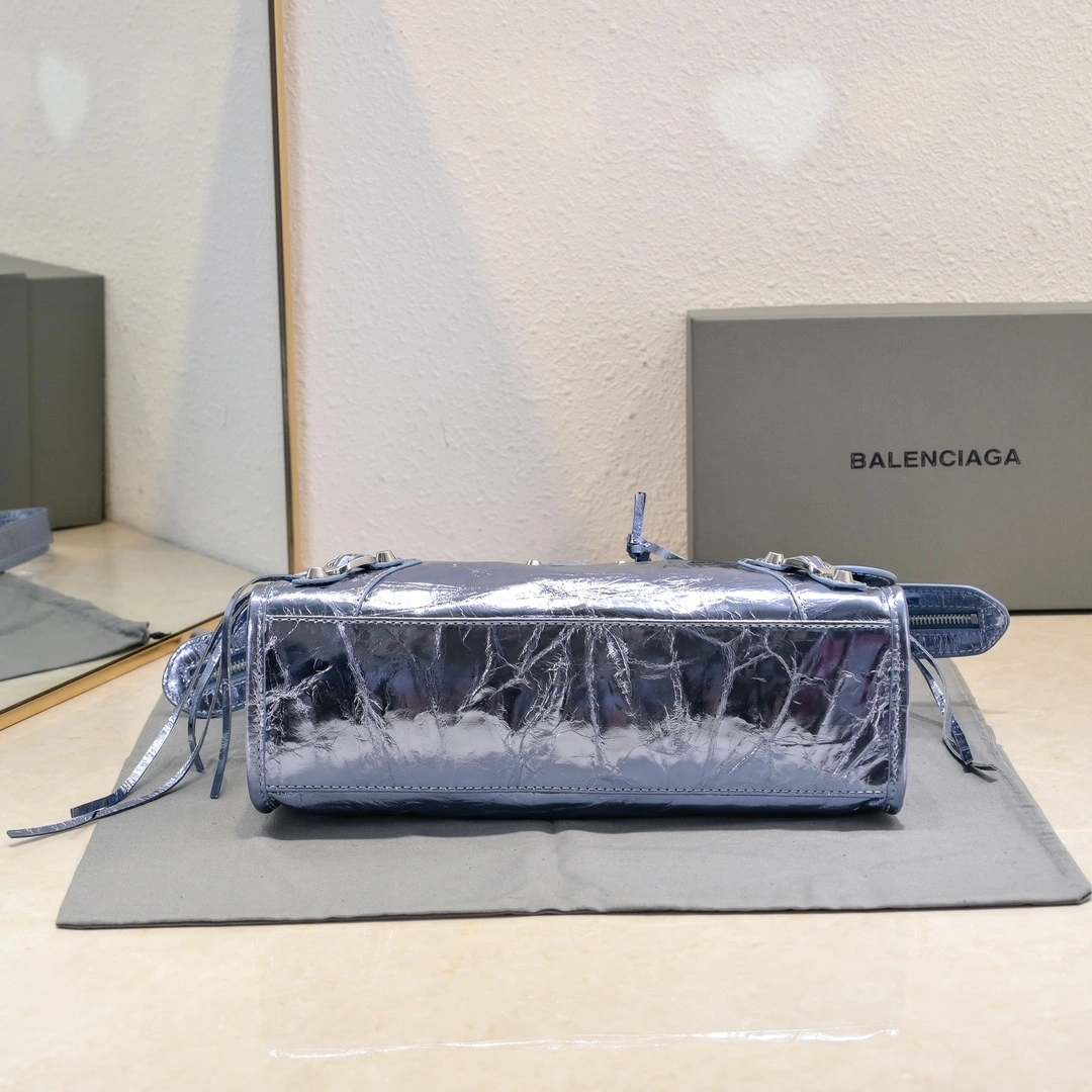 Casual Balenciaga 2024 Lie City Motorcycle Bag - Vintage Revival 61050