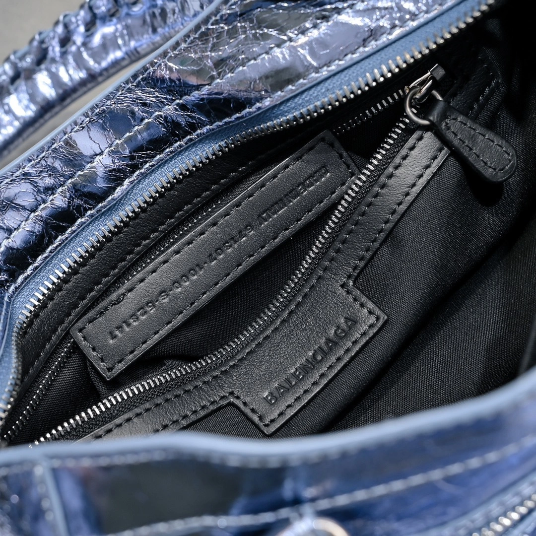 Casual Balenciaga 2024 Lie City Motorcycle Bag - Vintage Revival 61050