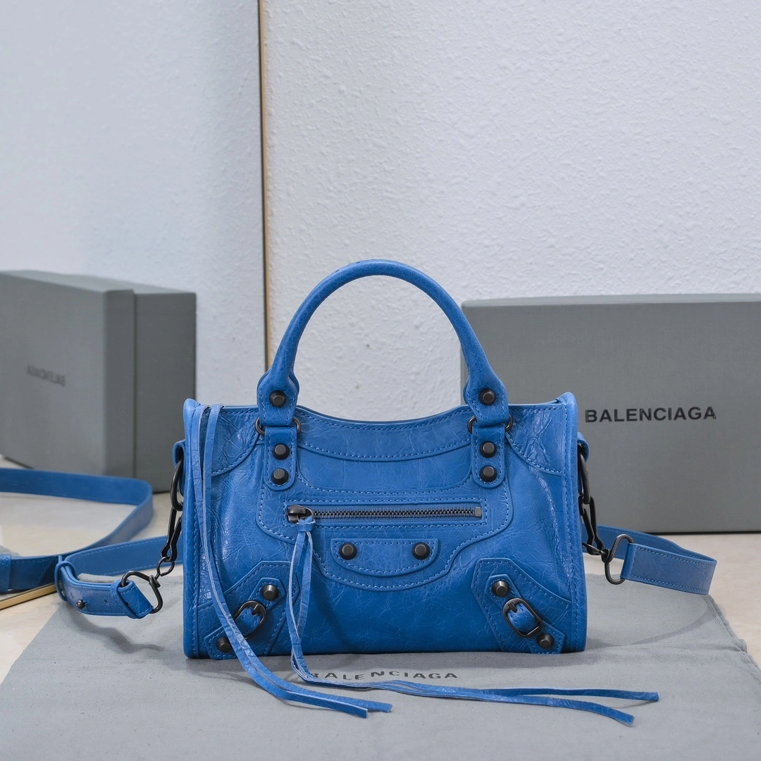 Balenciaga 2024 Lie City Motorcycle Bag - Vintage Revival SmartChoice 61001