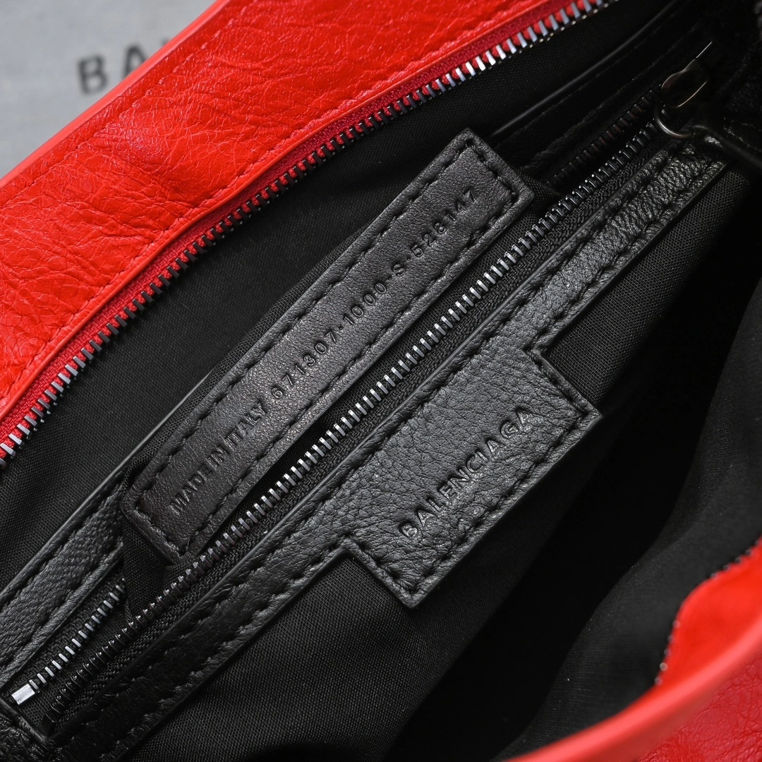 SmartChoice Balenciaga 2024 Lie City Retro Motorcycle Bag - Medium Size 61088