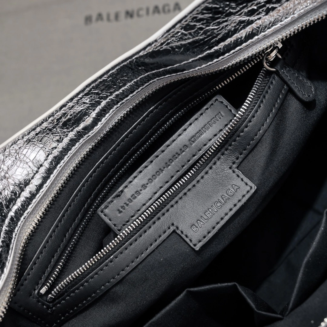 Balenciaga 2024 Lie City Studded Motorcycle Bag - Medium Size Youthful 61034