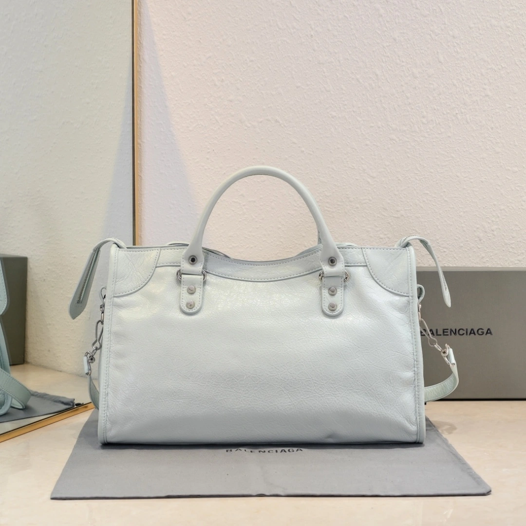 Balenciaga 2024 Lie City Studded Motorcycle Bag ZeroBulk 61037