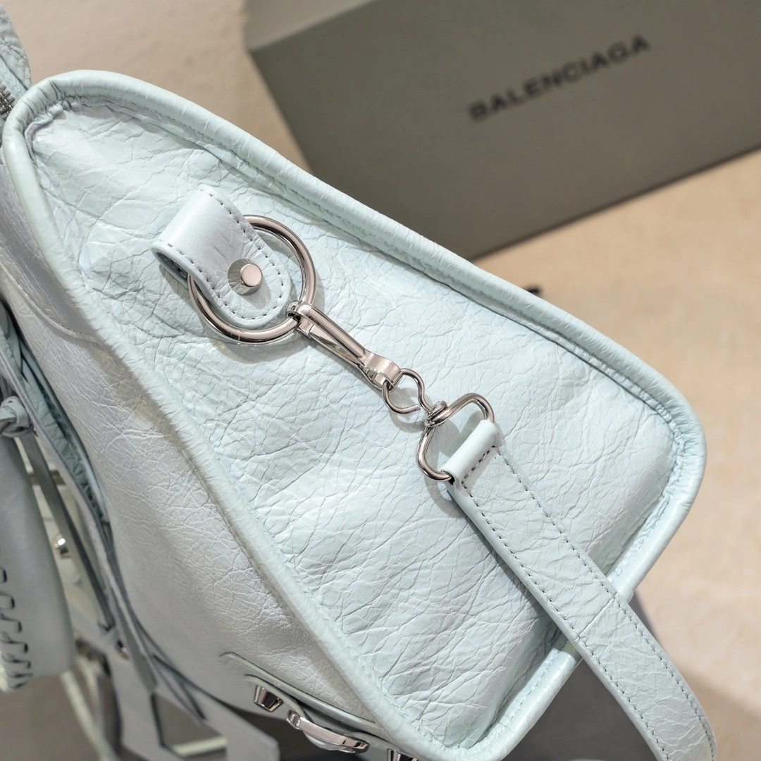 Balenciaga 2024 Lie City Studded Motorcycle Bag ZeroBulk 61037