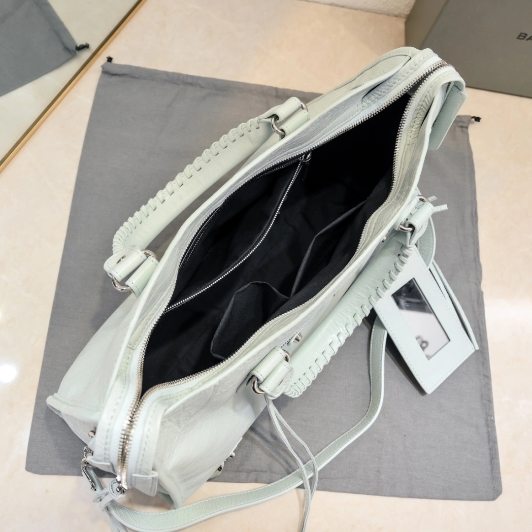 Balenciaga 2024 Lie City Studded Motorcycle Bag ZeroBulk 61037