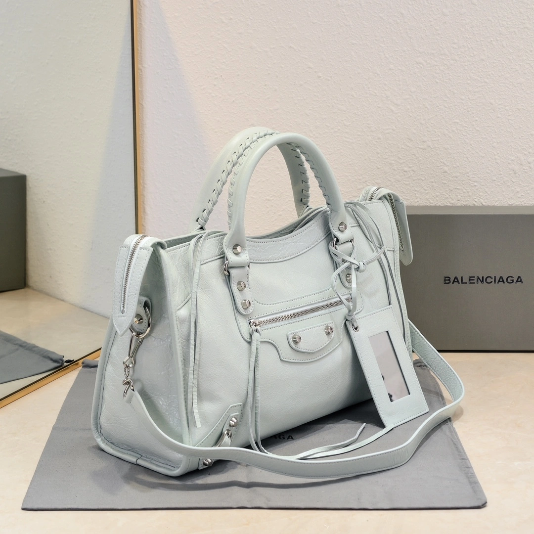 Balenciaga 2024 Lie City Studded Motorcycle Bag ZeroBulk 61037