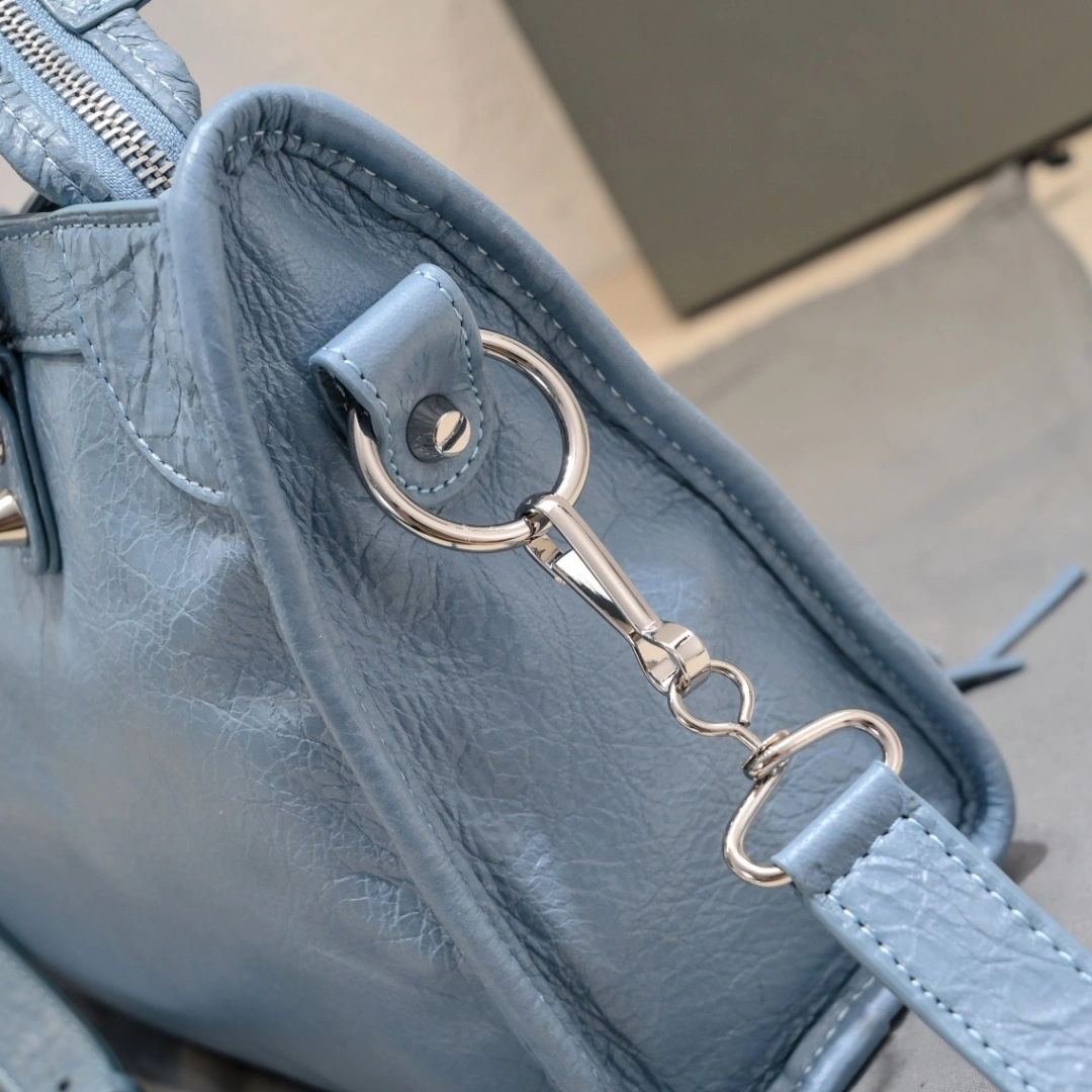 OnTrend Balenciaga 2024 Lie City Studded Motorcycle Bag 61042