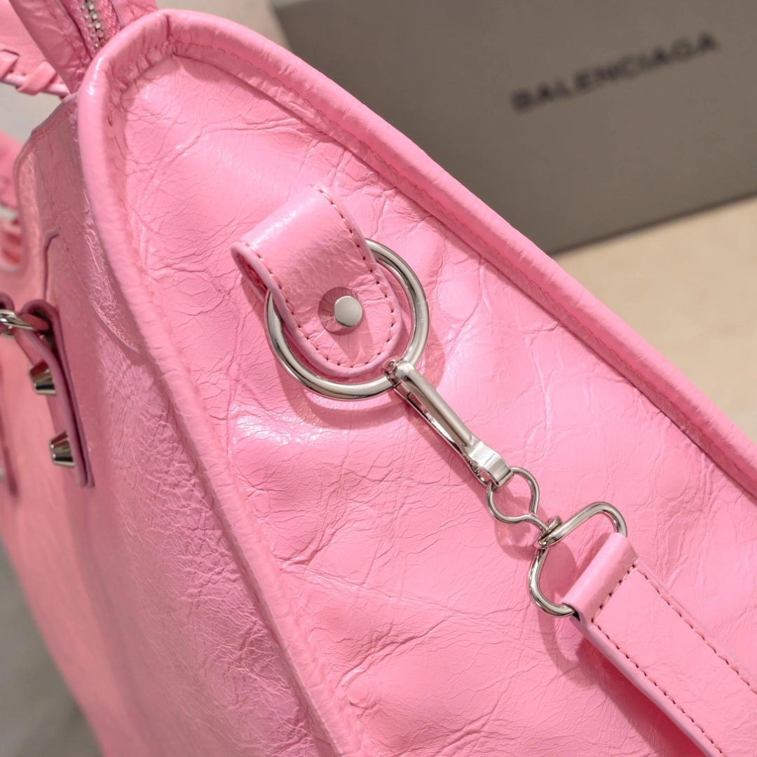 Balenciaga 2024 Lie City Studded Motorcycle Bag Sustainable 61027