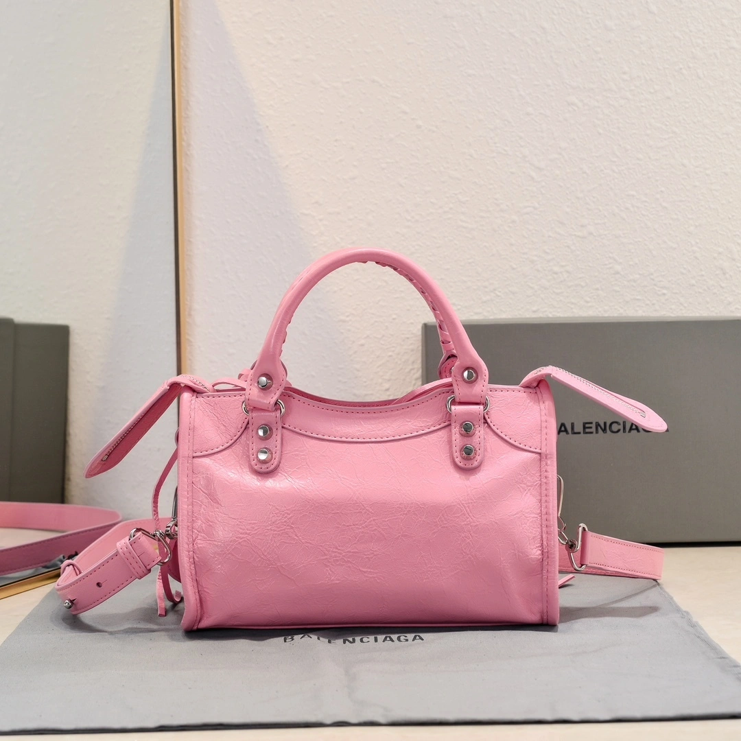 Balenciaga 2024 Lie City Studded Motorcycle Bag Contemporary 61052