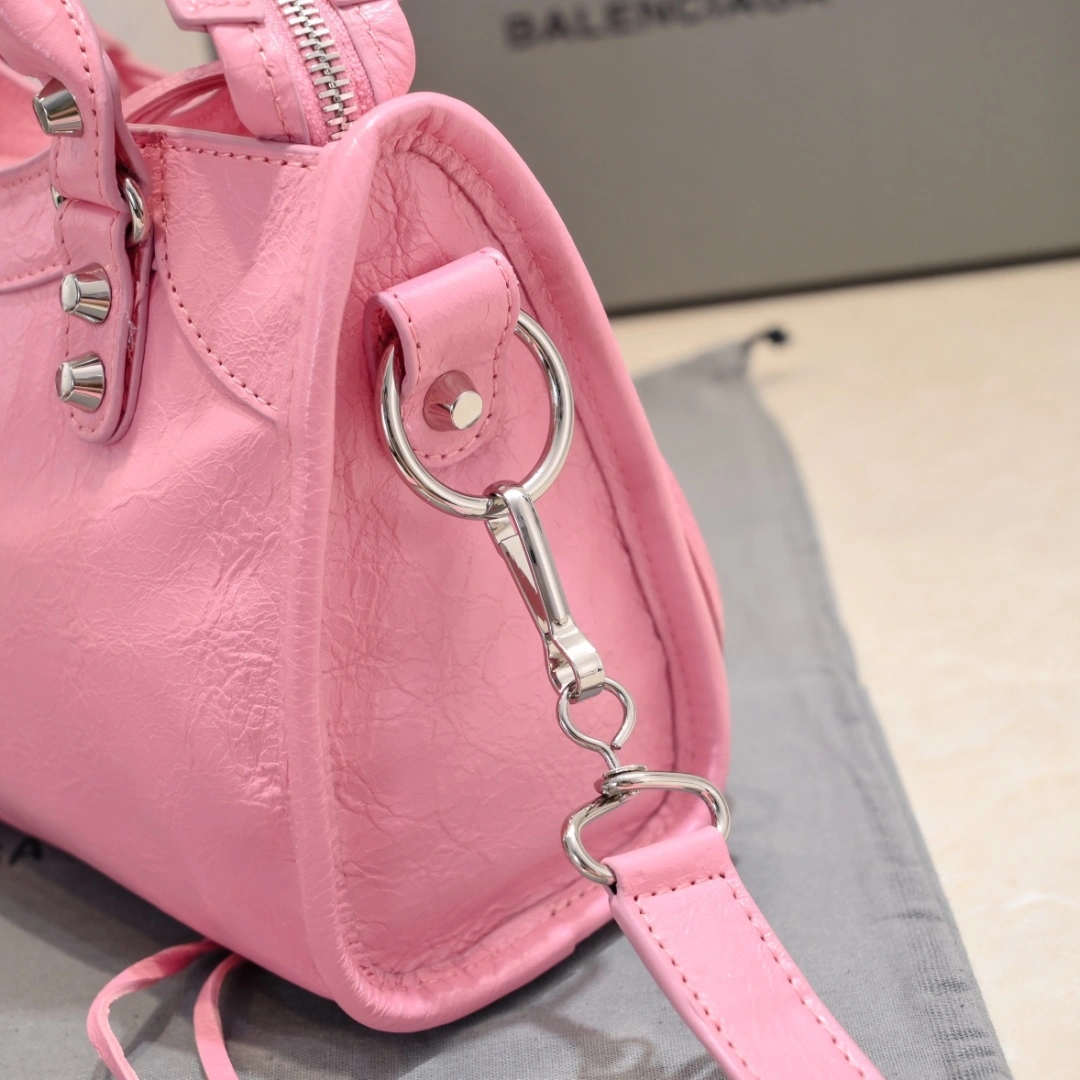Balenciaga 2024 Lie City Studded Motorcycle Bag Contemporary 61052