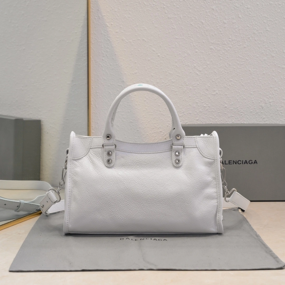Comfortable Balenciaga 2024 Lie City Studded Motorcycle Bag 61019