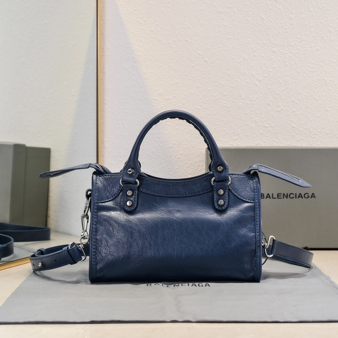 Balenciaga 2024 Lie City Studded Motorcycle Bag Efficient 61006