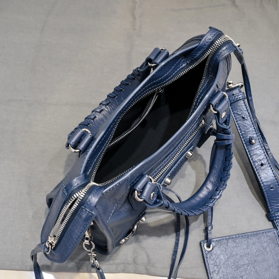 Balenciaga 2024 Lie City Studded Motorcycle Bag Efficient 61006