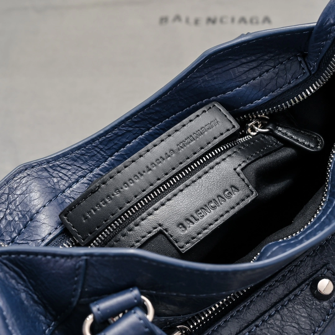 Balenciaga 2024 Lie City Studded Motorcycle Bag Efficient 61006