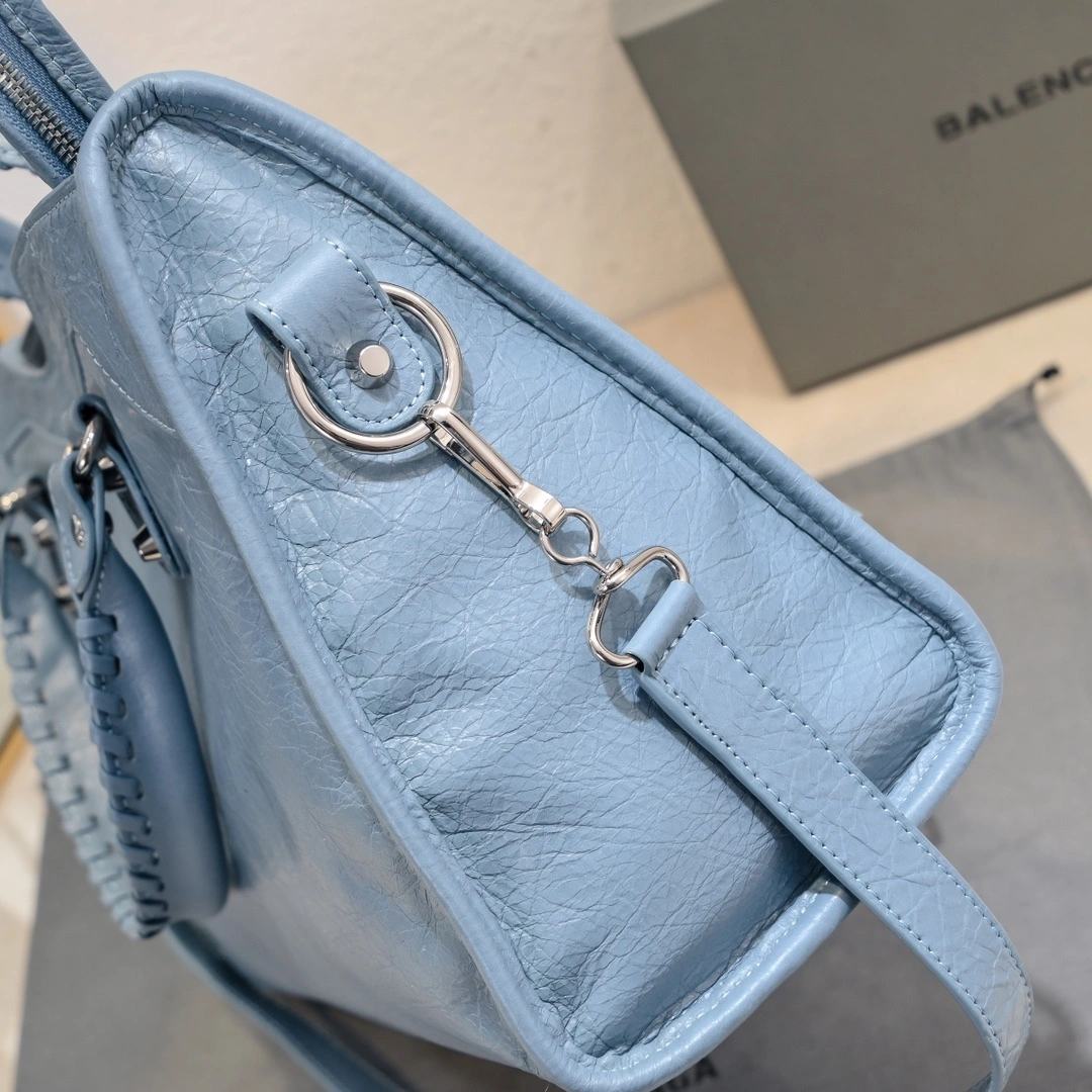 Balenciaga 2024 Lie City Vintage Motorcycle Bag Chic 61038