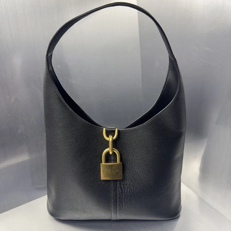 Compact Balenciaga 2024 Lock Charm  Hobo Bag 72576