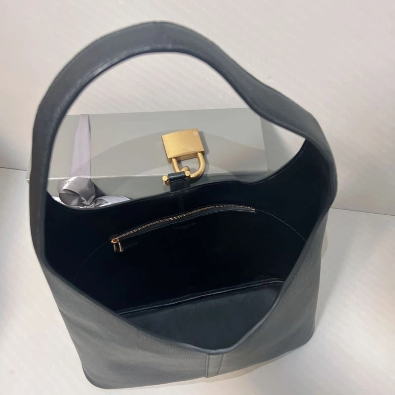 Resilient Balenciaga 2024 Lock Ornament  Hobo Bag 70061