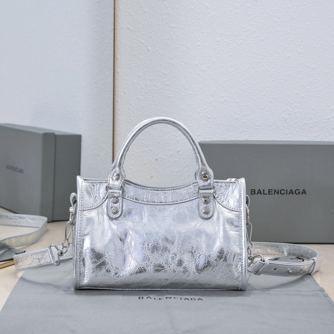Balenciaga 2024 Retro  City Motorcycle Bag Compact 60999