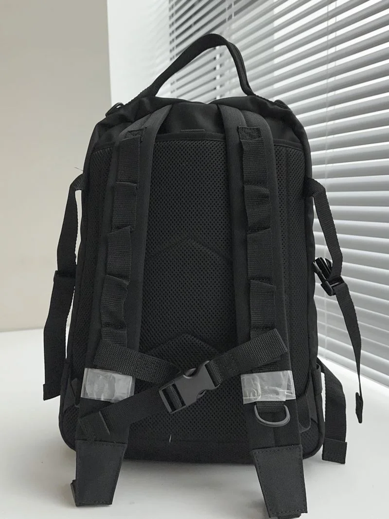 BestValue Balenciaga Army SPACE Black Nylon Multi-Compartment Backpack 38324