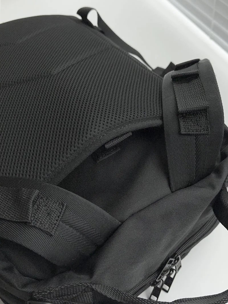 BestValue Balenciaga Army SPACE Black Nylon Multi-Compartment Backpack 38324