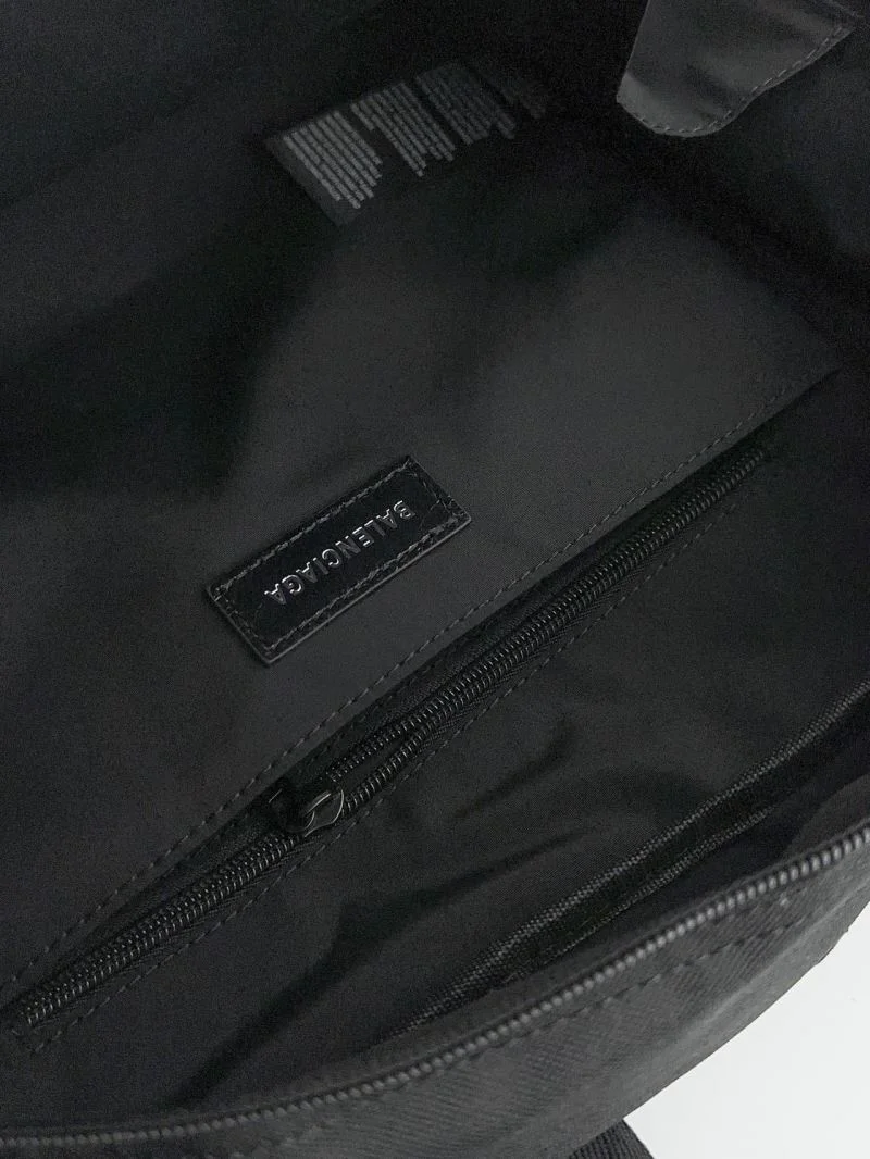 BestValue Balenciaga Army SPACE Black Nylon Multi-Compartment Backpack 38324