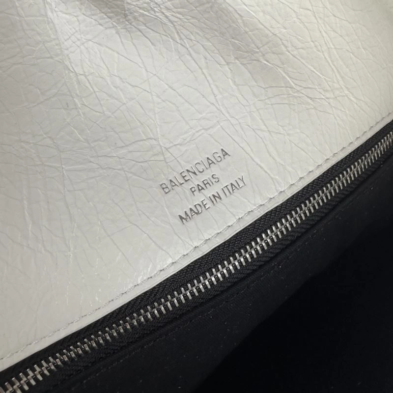 Balenciaga BB  Large White Underarm Chain Bag - Model UrbanChic 75258