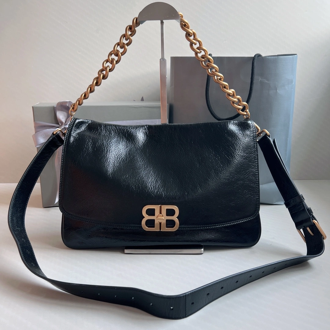Functional Balenciaga BB  Series Large Chain Underarm Bag - Fall 60873