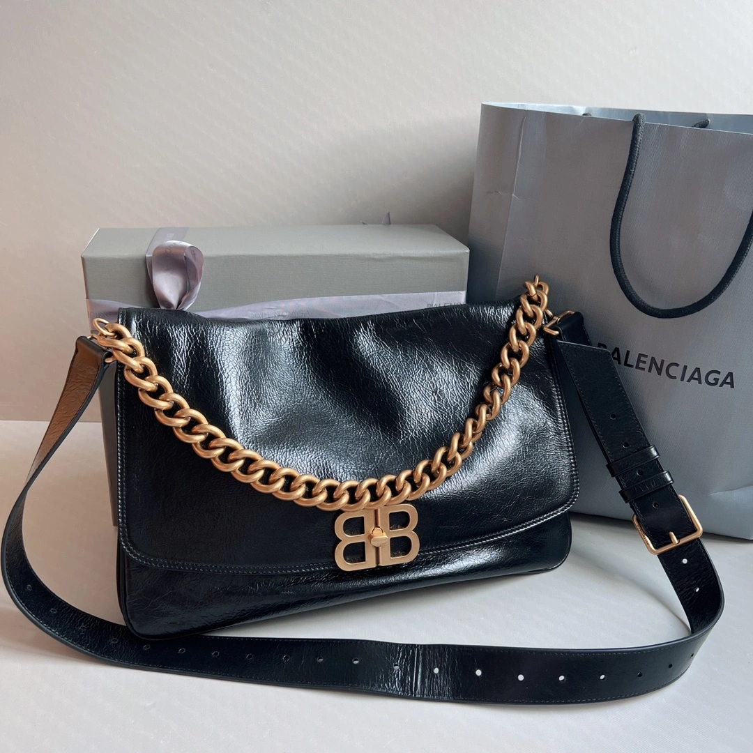 Functional Balenciaga BB  Series Large Chain Underarm Bag - Fall 60873