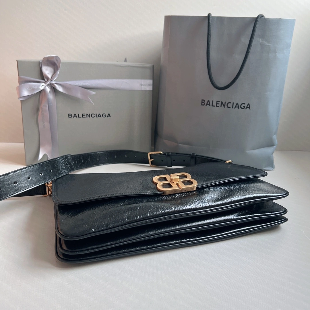 Functional Balenciaga BB  Series Large Chain Underarm Bag - Fall 60873
