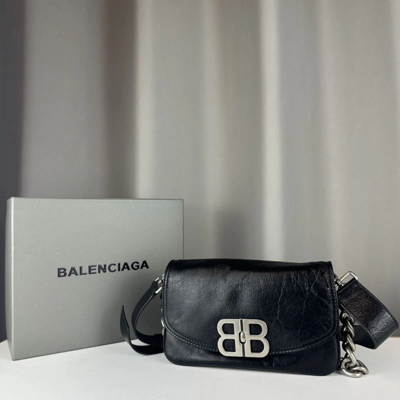 EasyMatch Balenciaga BB  Small Chain Underarm Bag - Black 75280