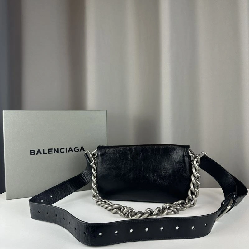 EasyMatch Balenciaga BB  Small Chain Underarm Bag - Black 75280