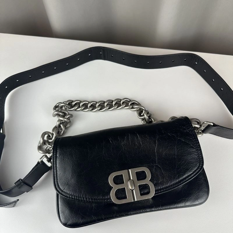 EasyMatch Balenciaga BB  Small Chain Underarm Bag - Black 75280