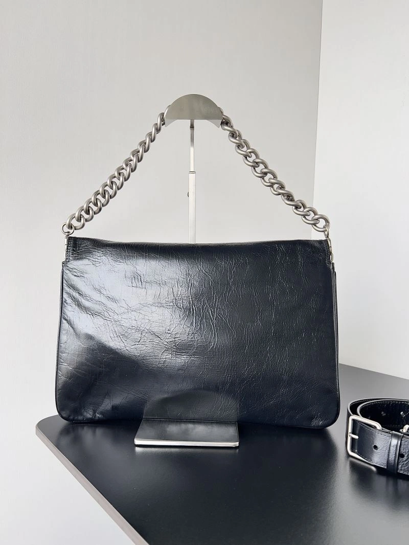 Balenciaga BB Solt Peach Lambskin Convertible Shoulder Bag Colorful 78586