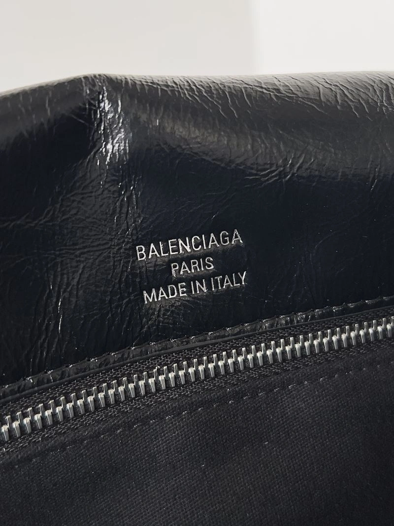 Balenciaga BB Solt Peach Lambskin Convertible Shoulder Bag Colorful 78586