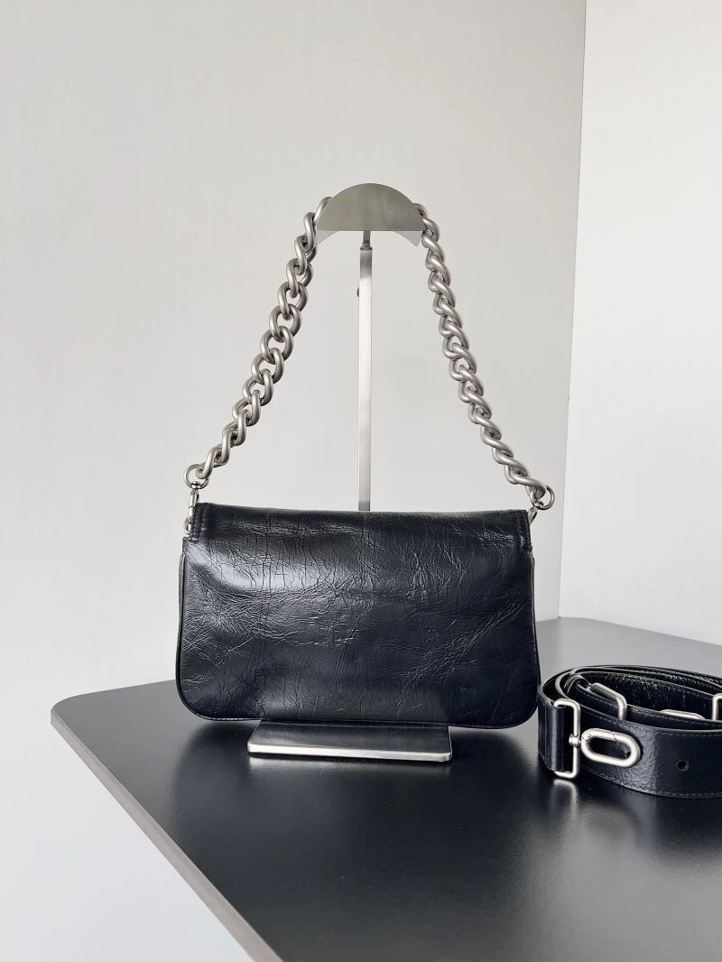 Balenciaga BB Solt Peach Lambskin Crossbody Bag 23Fall Efficient 78600