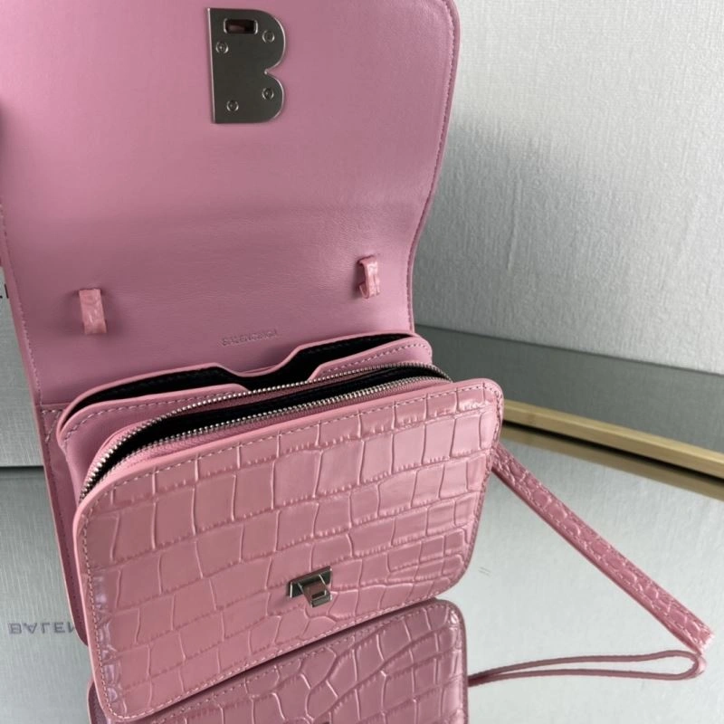 DailyWear Balenciaga Barbie Pink Crocodile Big B Tofu Bag 78324