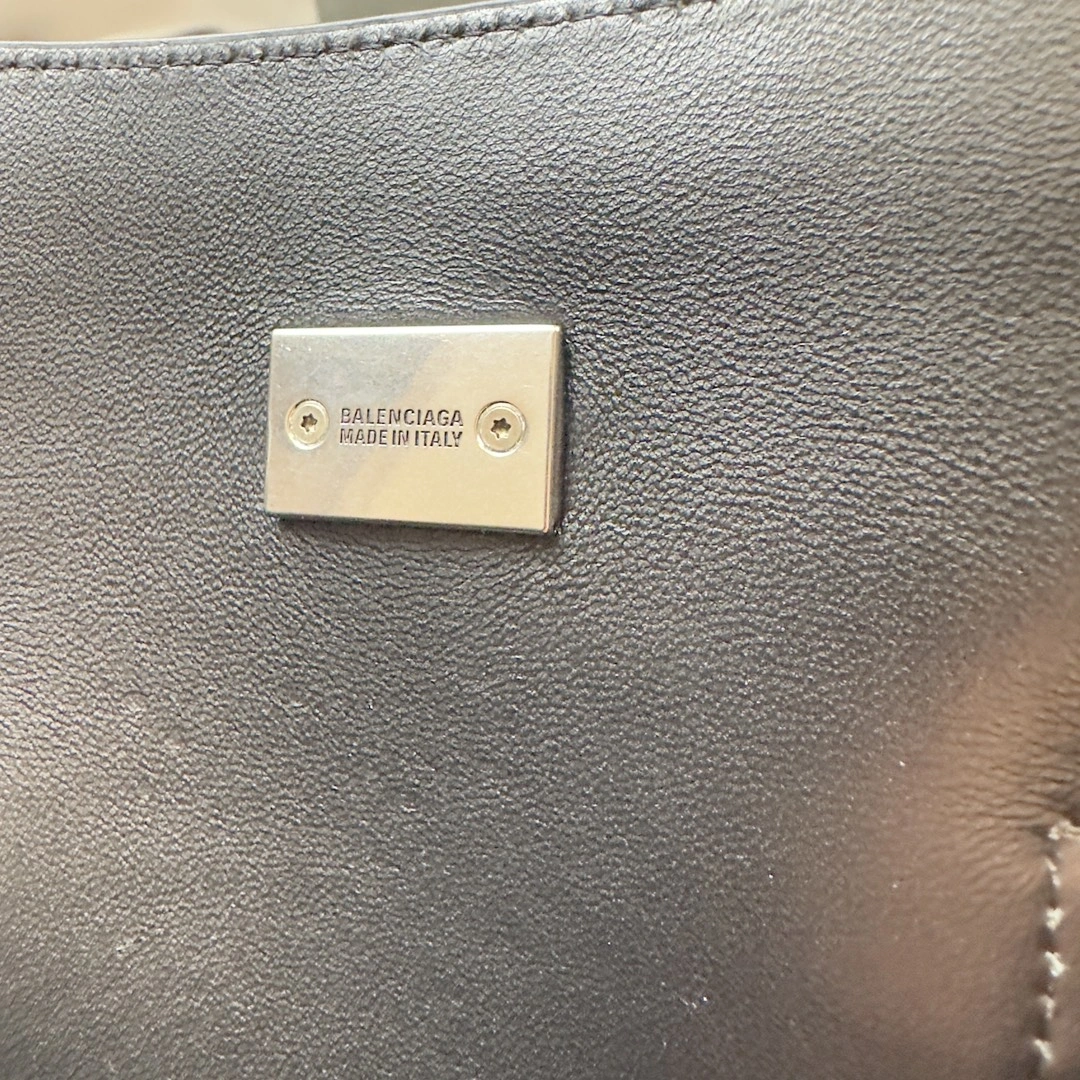 Balenciaga Bel-Air Oversized  Calfskin Bag with Iconic Lock Thermal 64667