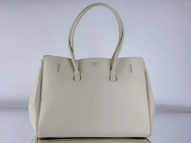 Balenciaga Bel-Air Oversized  Calfskin Bag with Square Lock RelaxedFit 67010