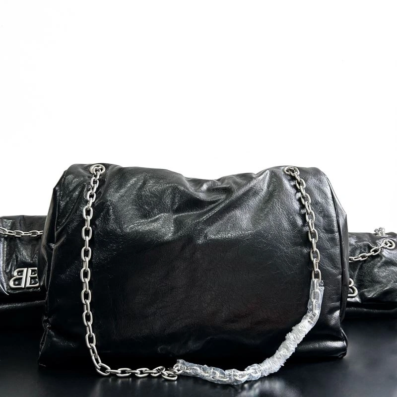 Balenciaga Big Black Silver Monaco  Calfskin Bag - Fashion Essential Affordable 66973