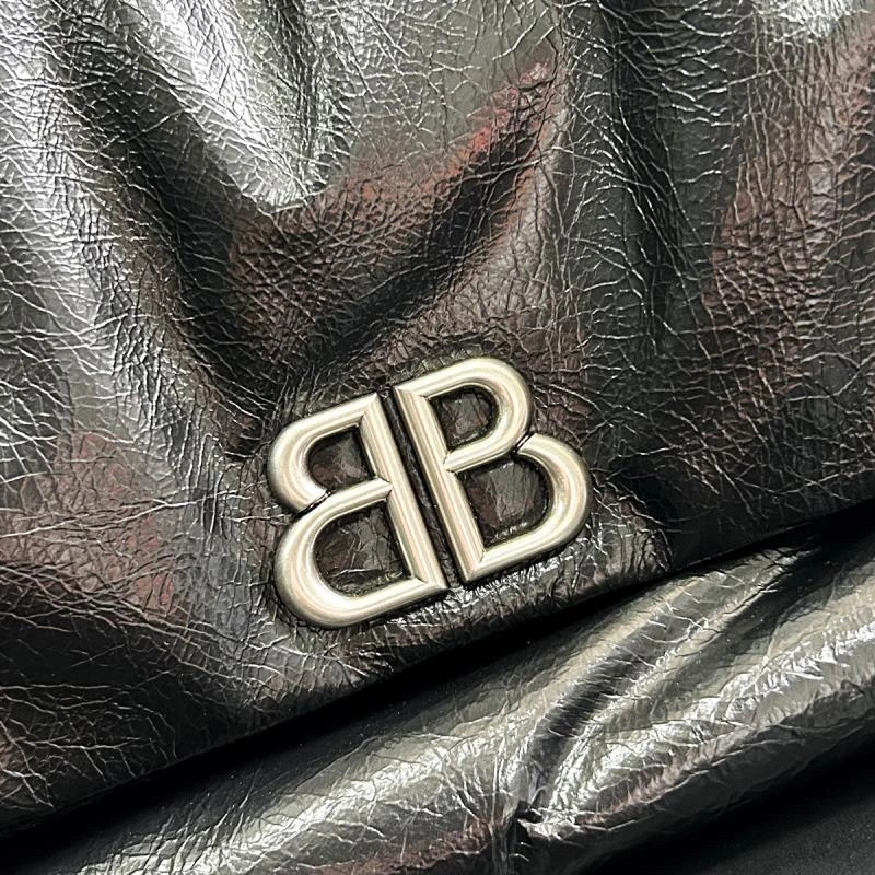 Balenciaga Big Black Silver Monaco  Calfskin Bag - Fashion Essential Affordable 66973
