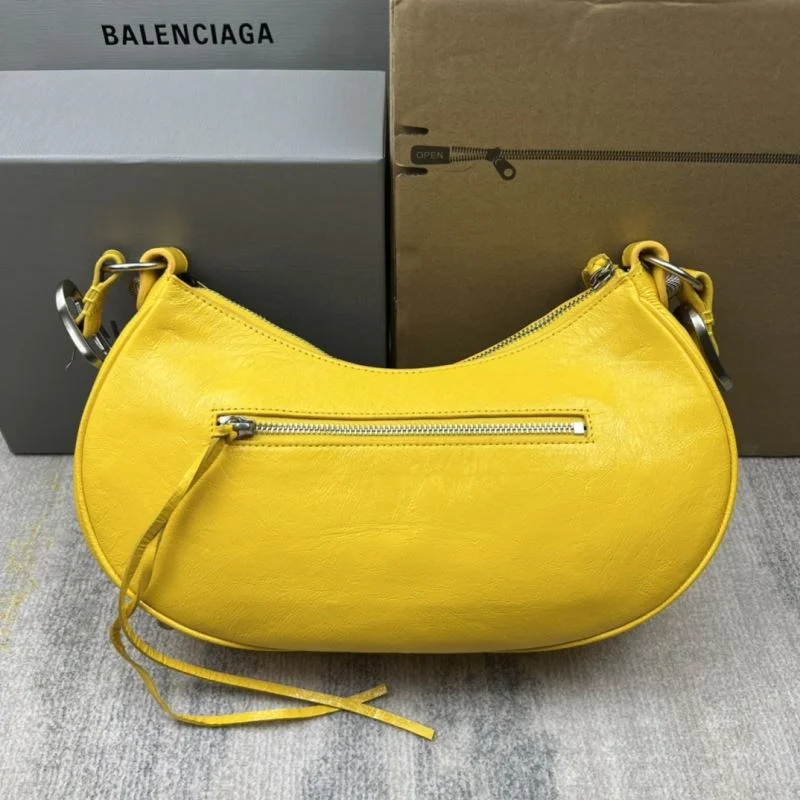 Balenciaga Big Yellow  Half-Moon Motorcycle Dumpling Bag WellDesigned 38354