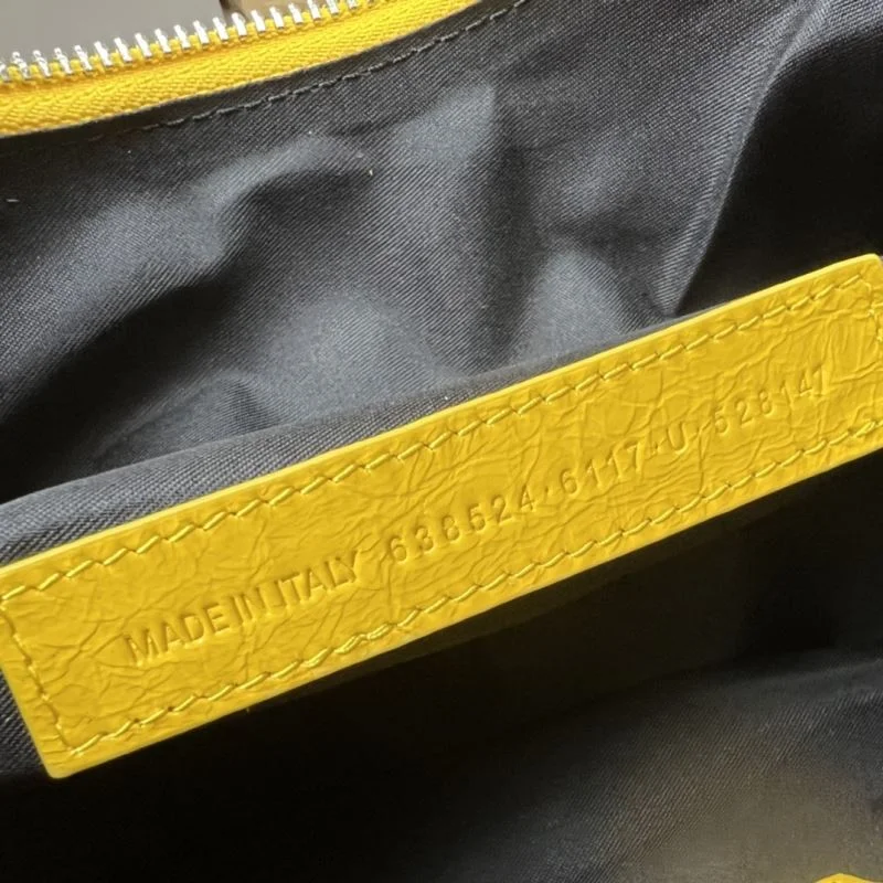 Balenciaga Big Yellow  Half-Moon Motorcycle Dumpling Bag WellDesigned 38354