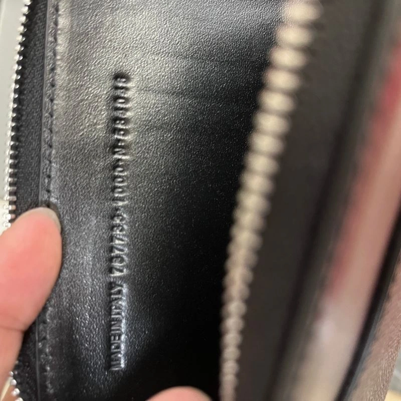 FashionForward Balenciaga Black Batch Passport Wallet with Detachable Strap 69950