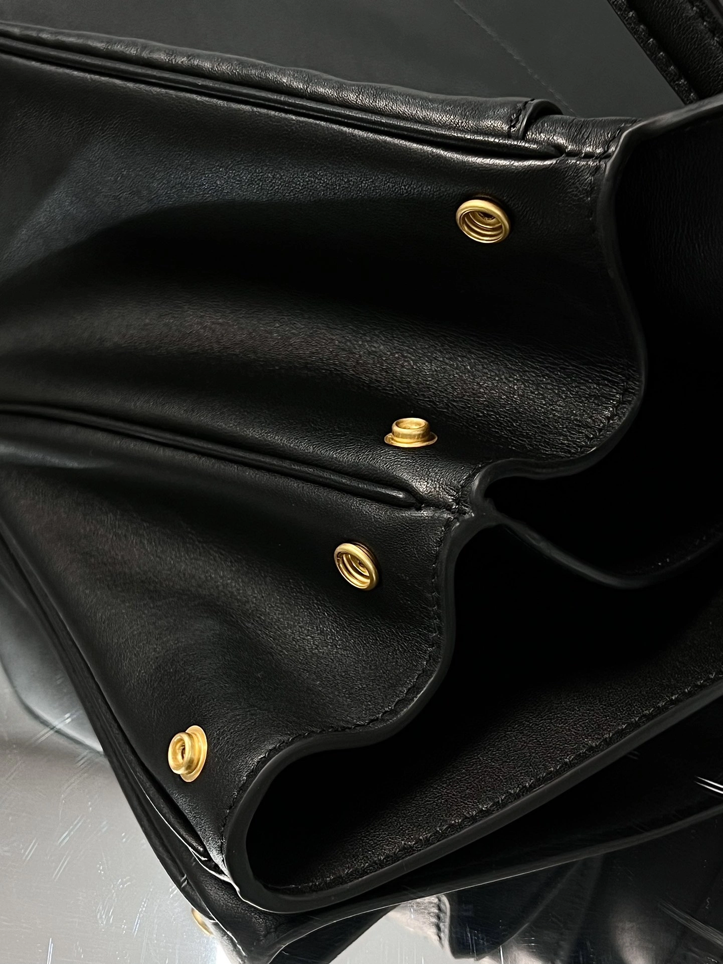 Versatile Balenciaga Black Gold Series Medium Handbag - Rebel  Masterpiece 72562