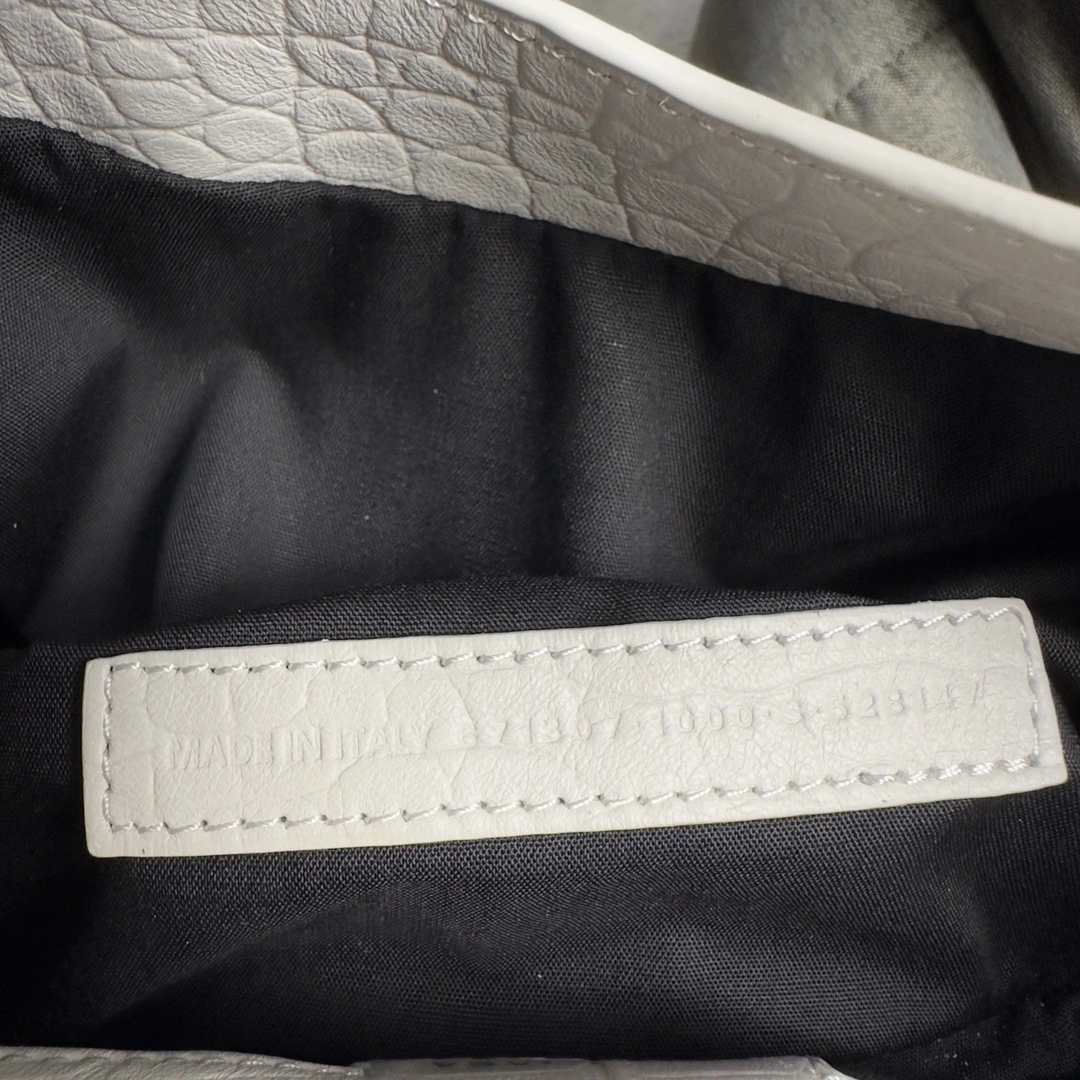Balenciaga Black Lambskin Le Cagole Half-Moon Underarm Bag TravelReady 61171