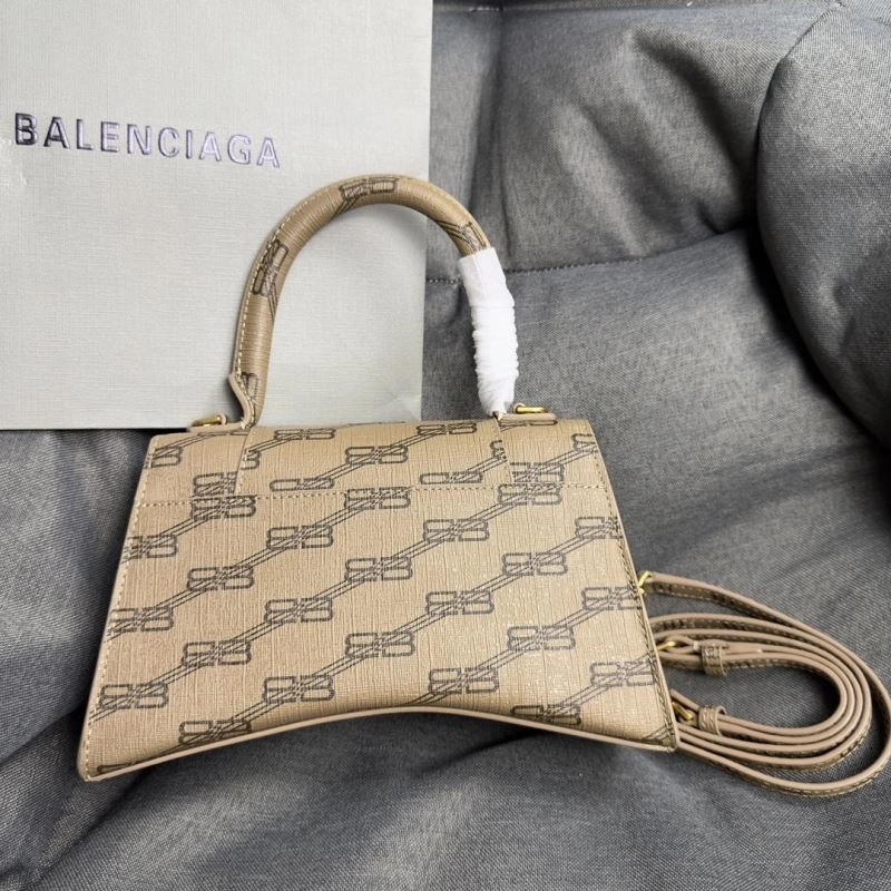 Balenciaga Brown Crescent Hourglass Bag - S Size Timeless 70052