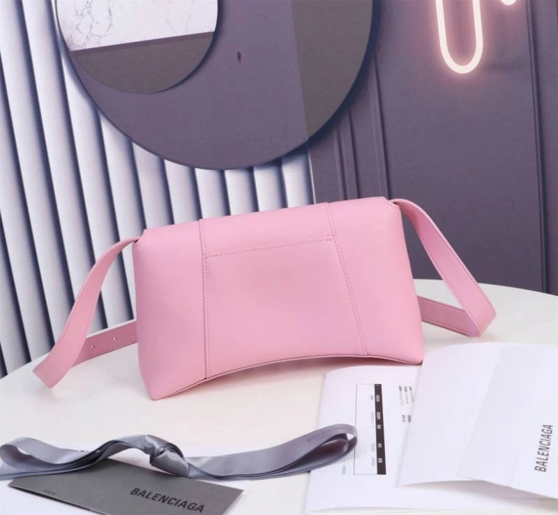 Seasonal Balenciaga Cherry Blossom Hourglass Bag - Iconic Arc Design in Small Size 75304