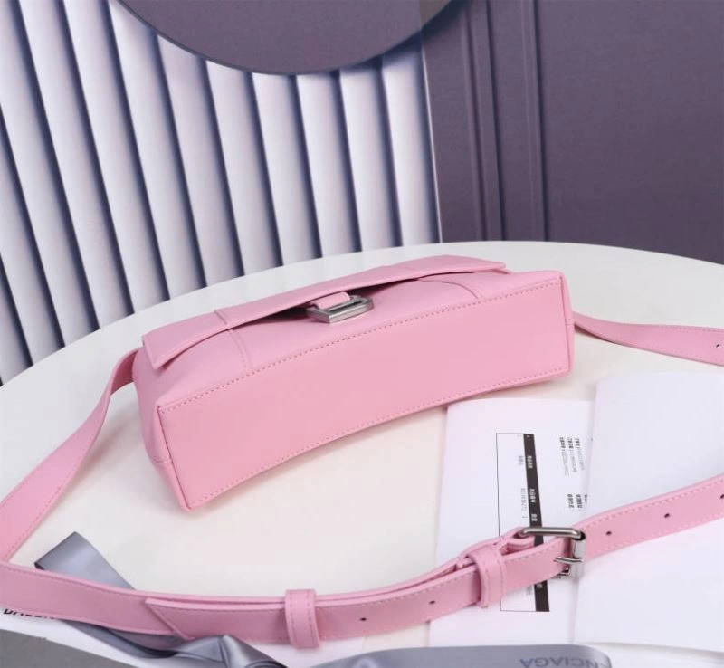 Seasonal Balenciaga Cherry Blossom Hourglass Bag - Iconic Arc Design in Small Size 75304