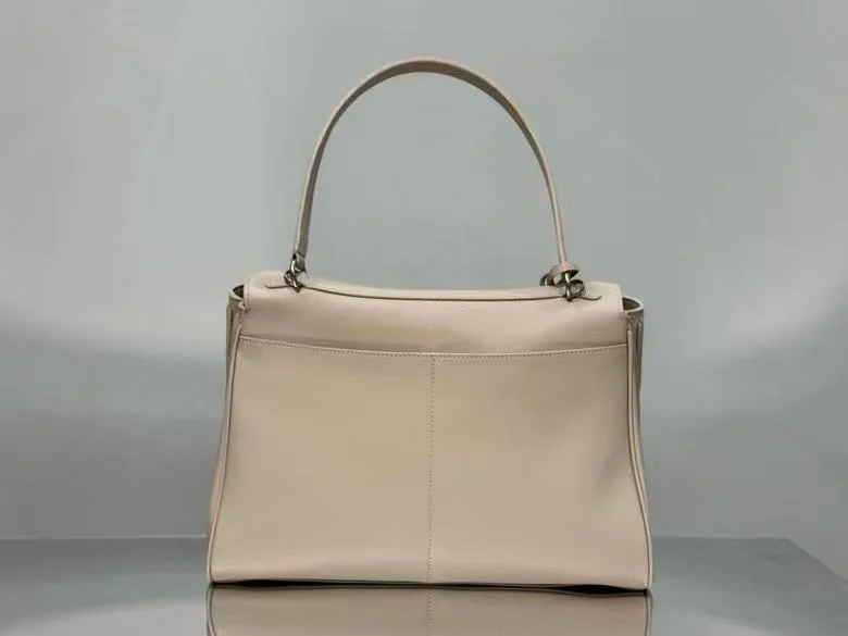 Balenciaga Chic Apricot Handbag with Silver Buckle -  Elegance SportInspired 38250