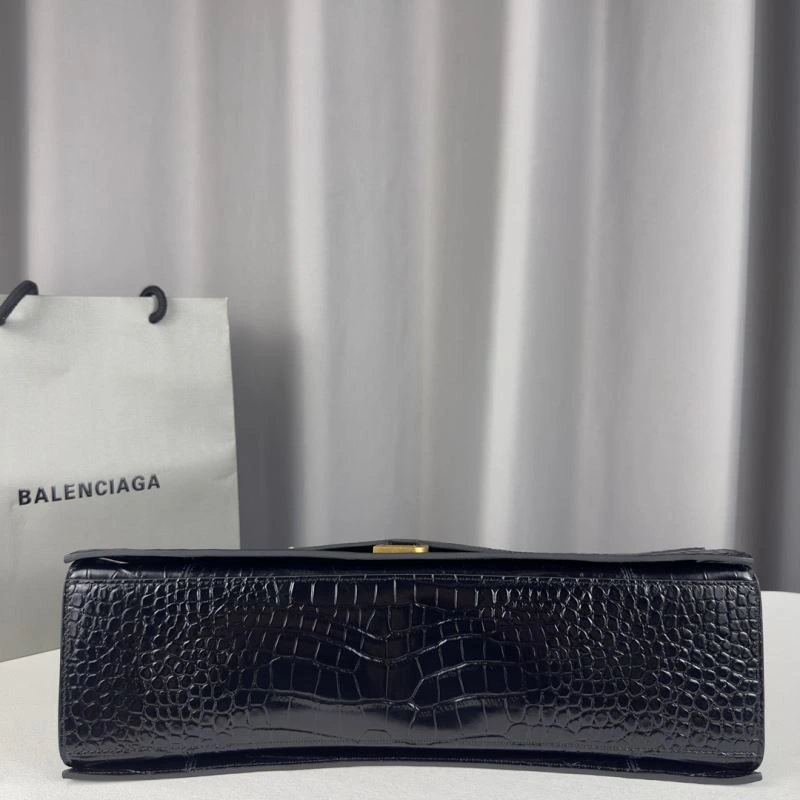 Balenciaga  Crush Pleated Chain Bag - Large Crocodile Style MultiPurpose 75313