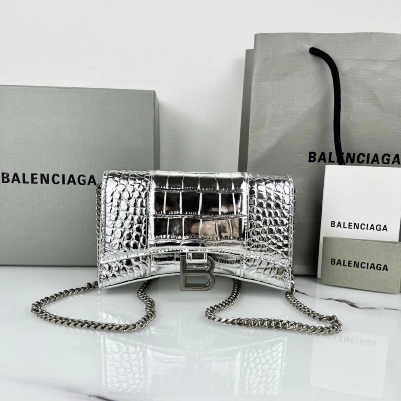 Lightweight Balenciaga  Hourglass Crescent Chain Bag by B Brand - 19cm 78644